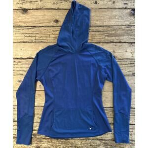 Insport Women’s Blue Pullover Active Hoodie W/Thumb Holes Size M